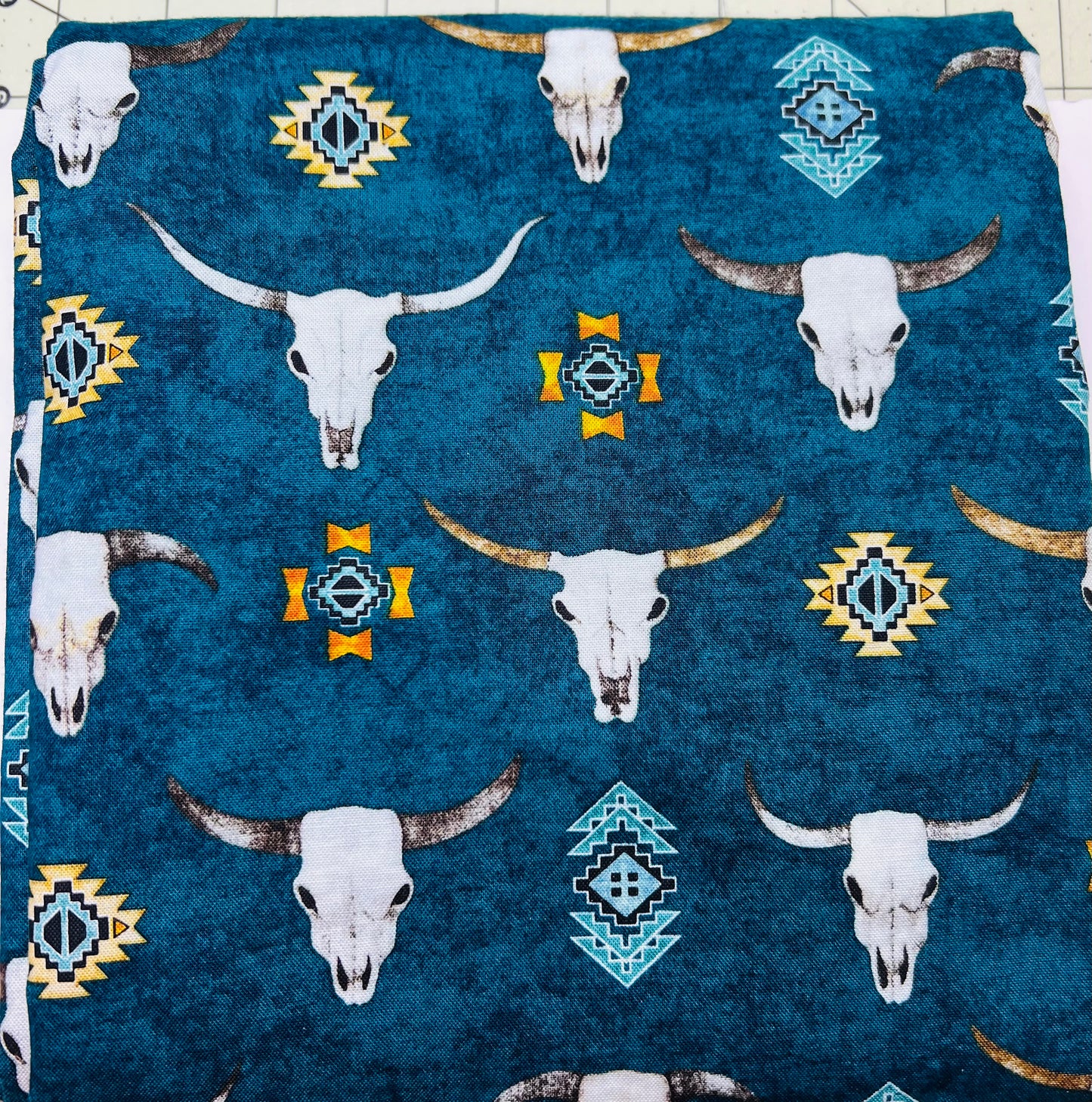Blue Cattle Skulls