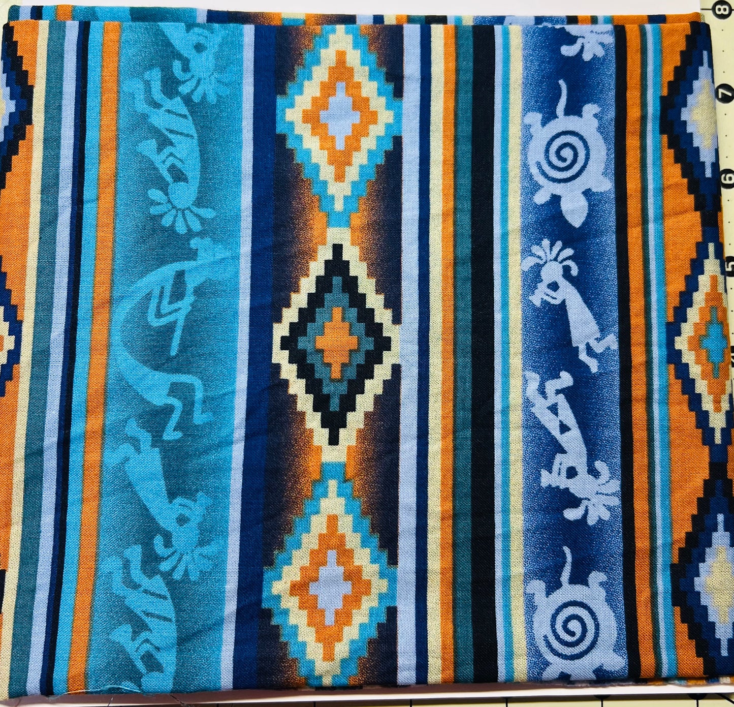 Blue Kokopelle Pipe player