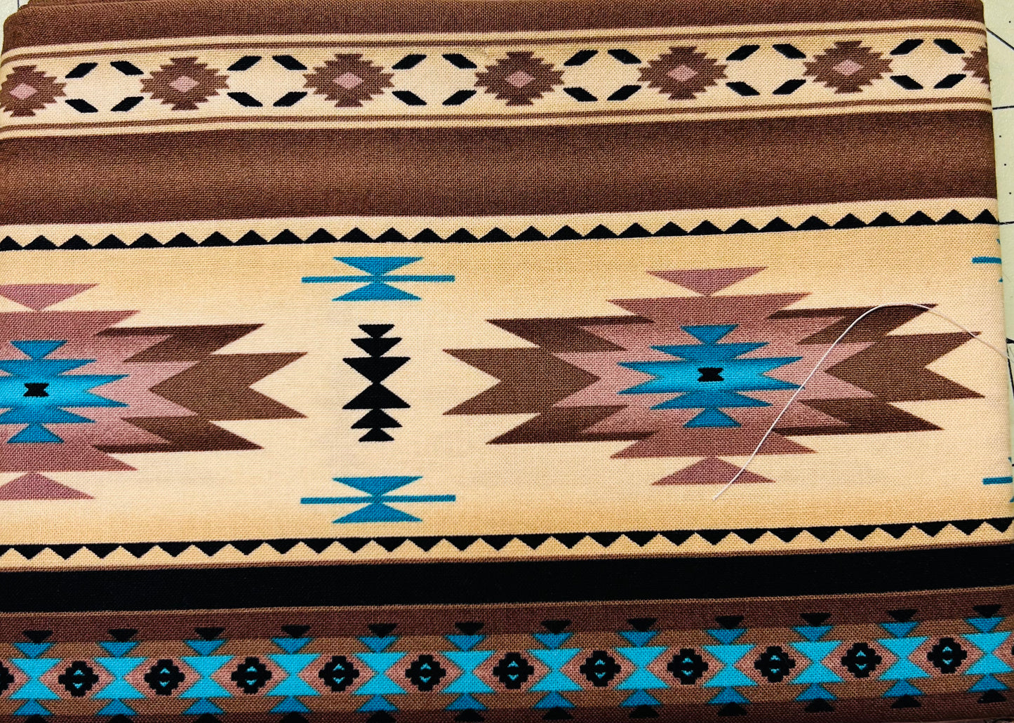 Brown Aztec Starburst