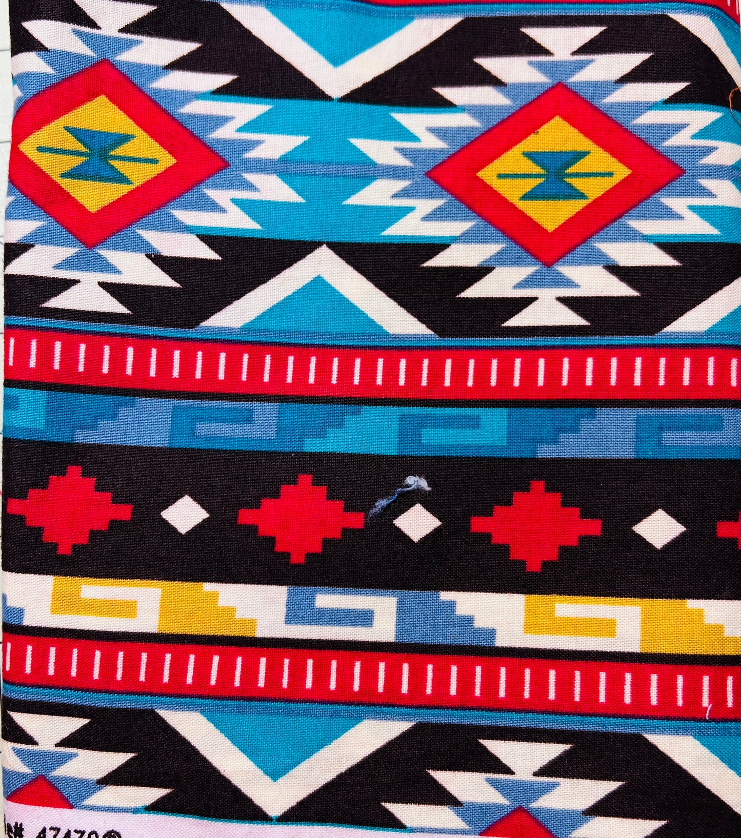 Pink, Blue and yellow Aztec Diamonds