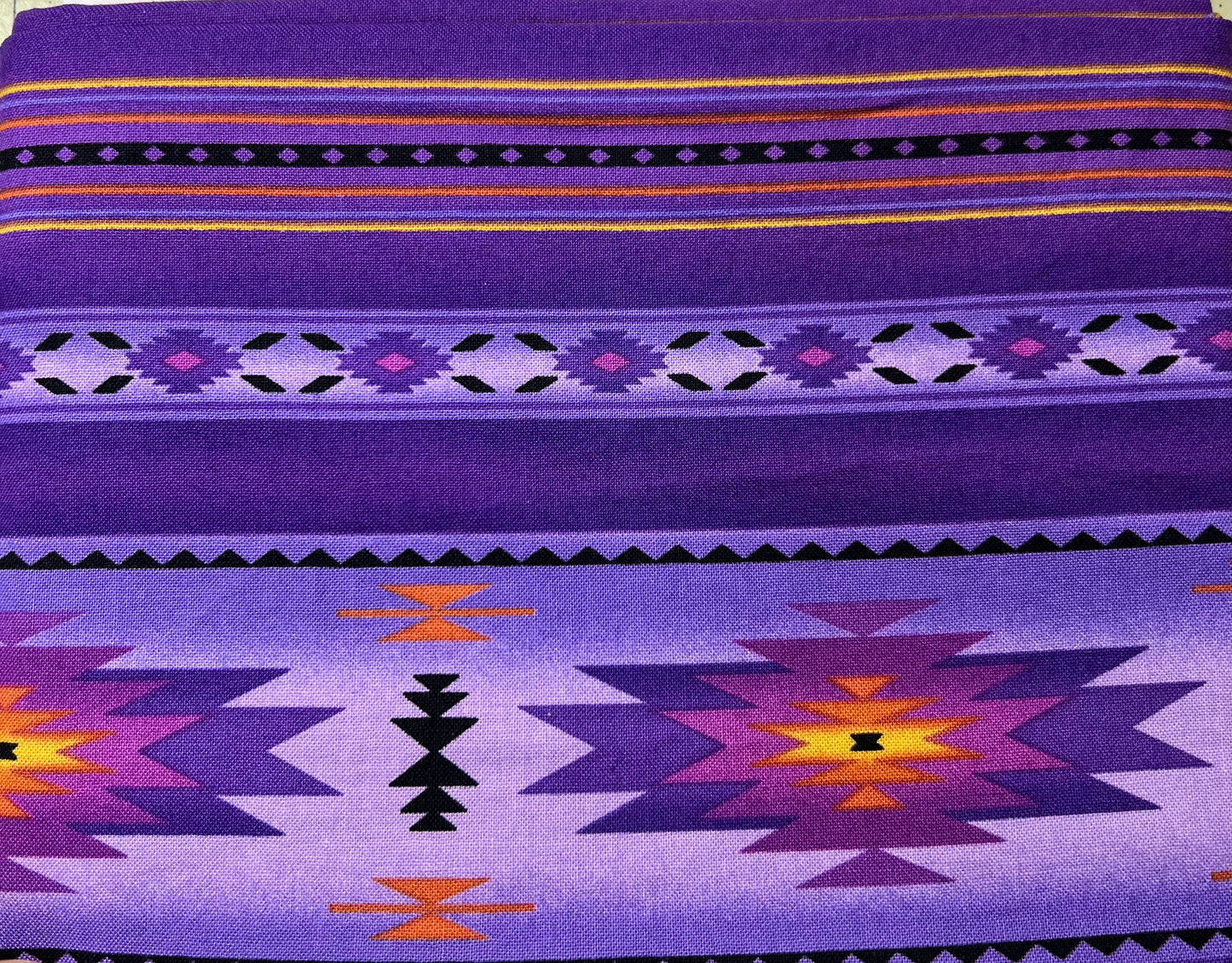 Dark Purple Aztec Starburst