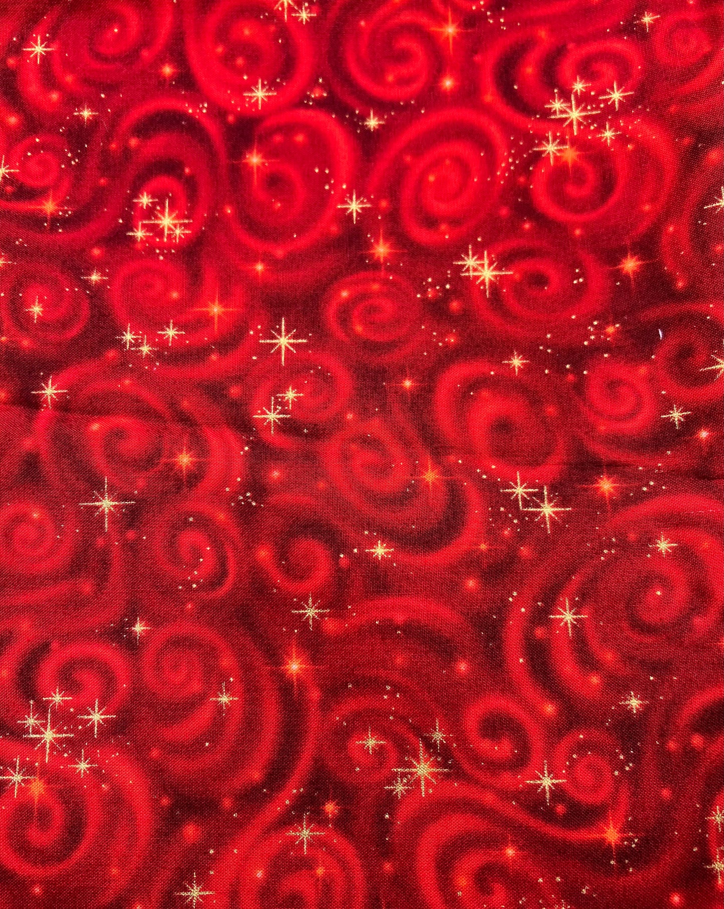 Red magic swirls