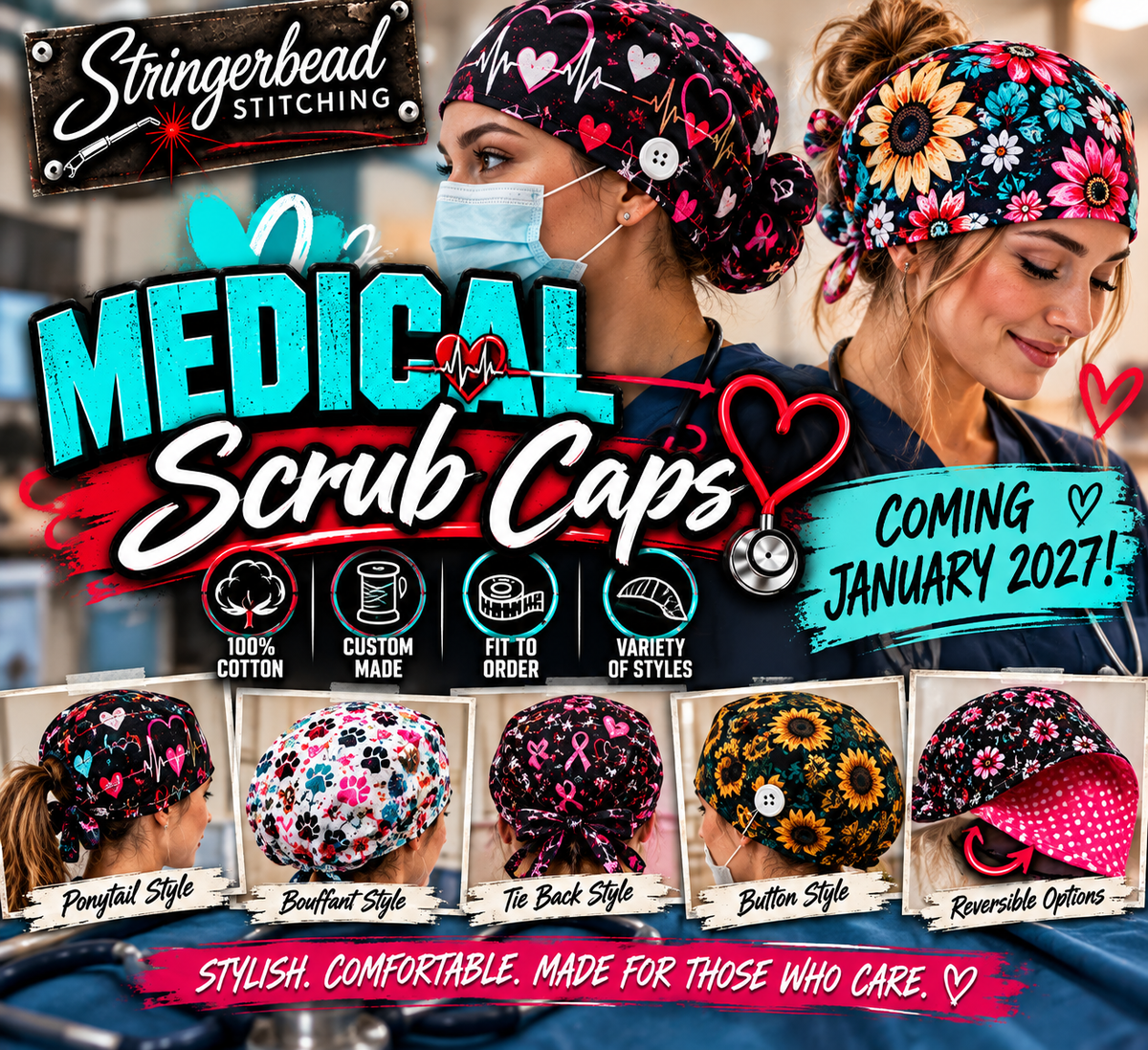 Stitches, Scrubs & Sass! | Coming January 2027