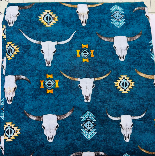 Blue Cattle Skulls
