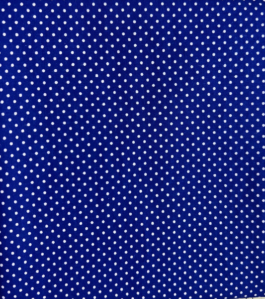 Small Dark Blue Polka dots