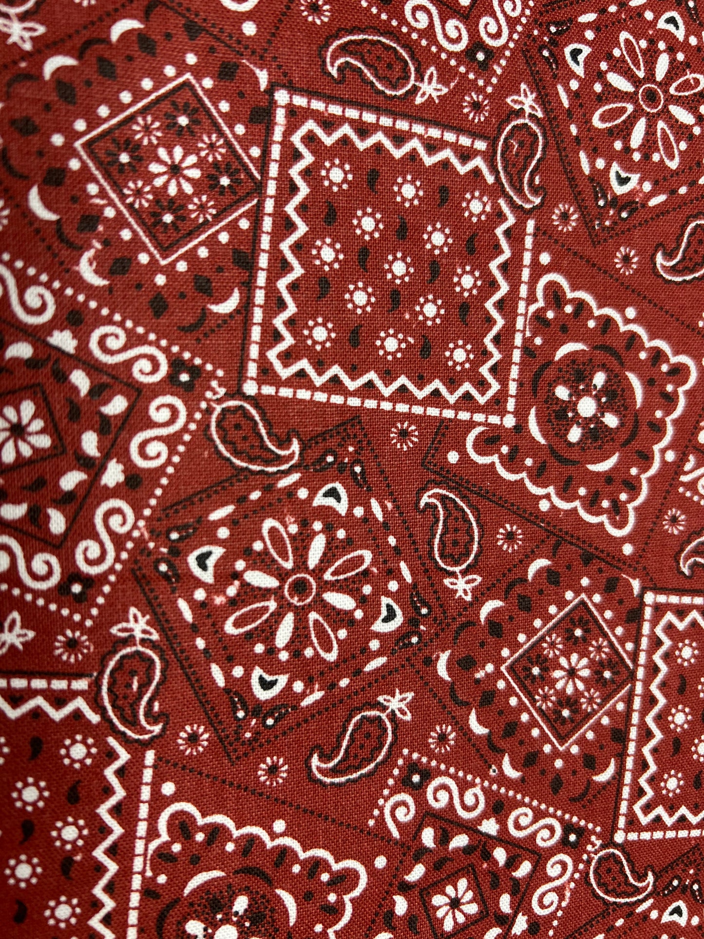 Bandana Rust Red/Brown