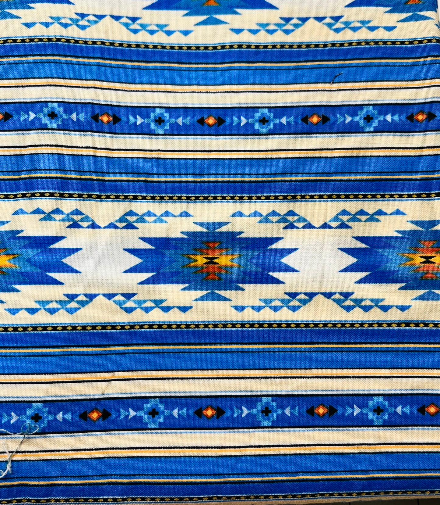 Medium Blue Aztec Starburst