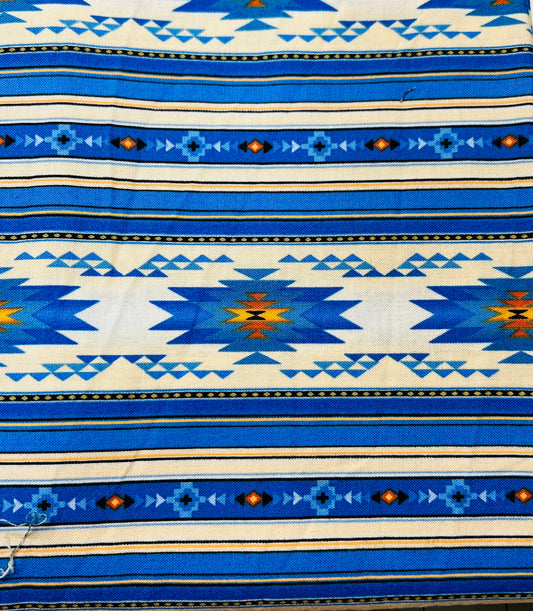 Medium Blue Aztec Starburst