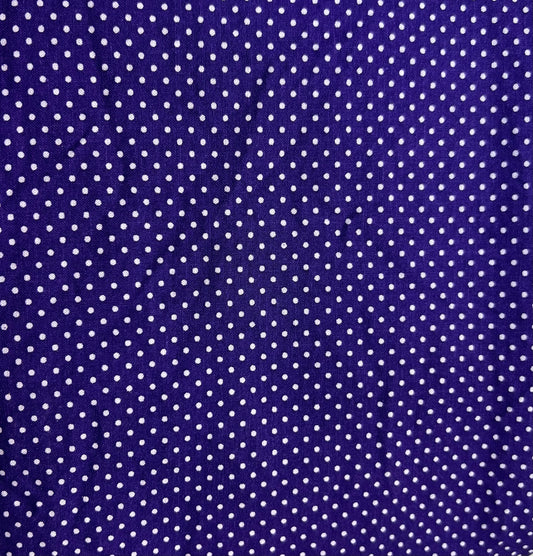 Small Navy Polka Dots