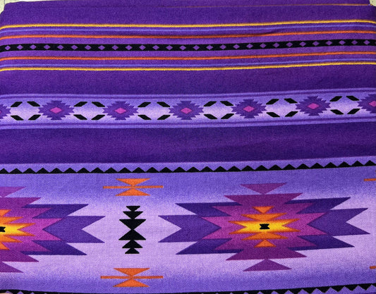 Dark Purple Aztec Starburst