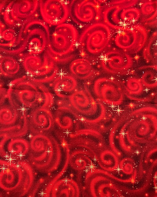 Red magic swirls