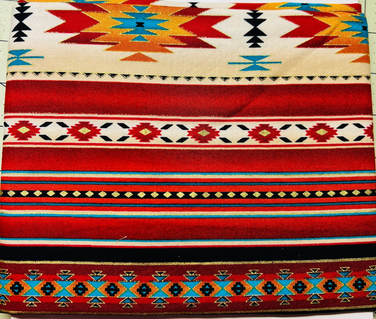 Red/Orange Aztec Starburst