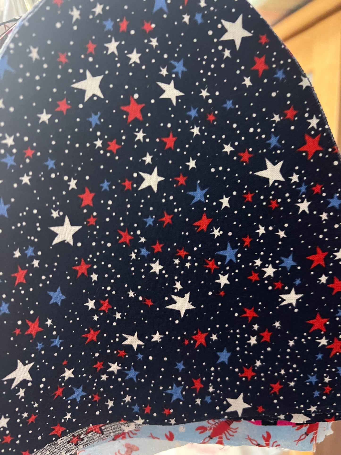 Red, Blue and White Stars