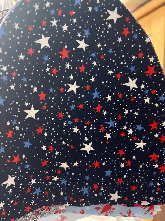 Red, Blue and White Stars