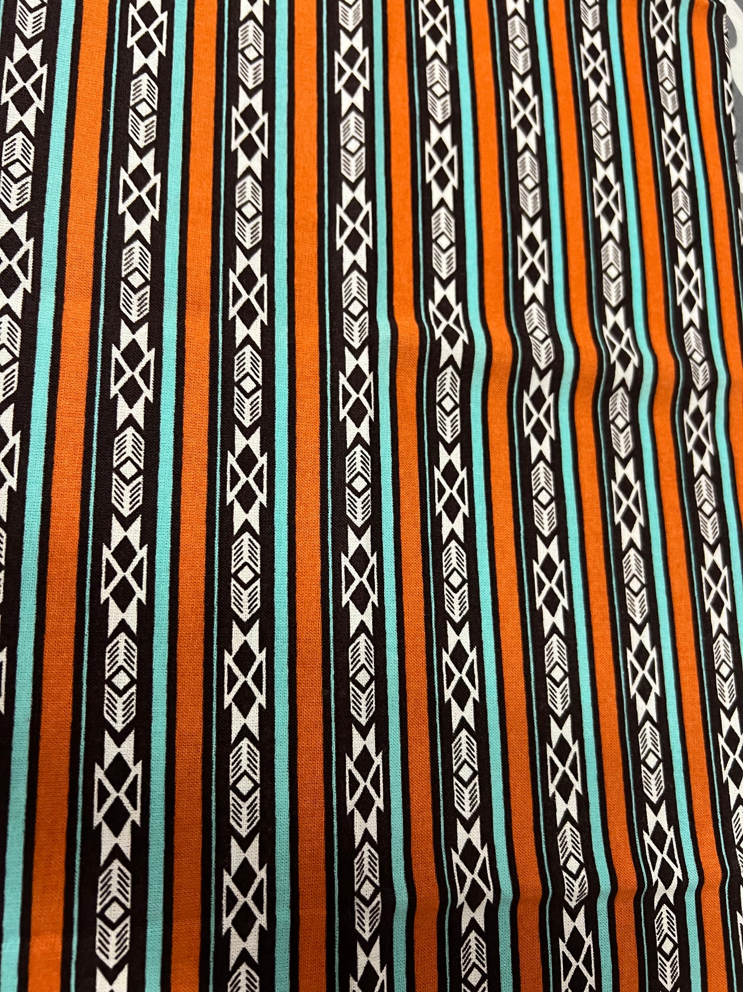 Aztec Turquoise and Orange #5