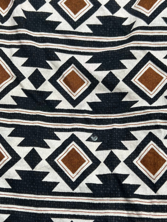 Aztec Black and Brown Pattern #1