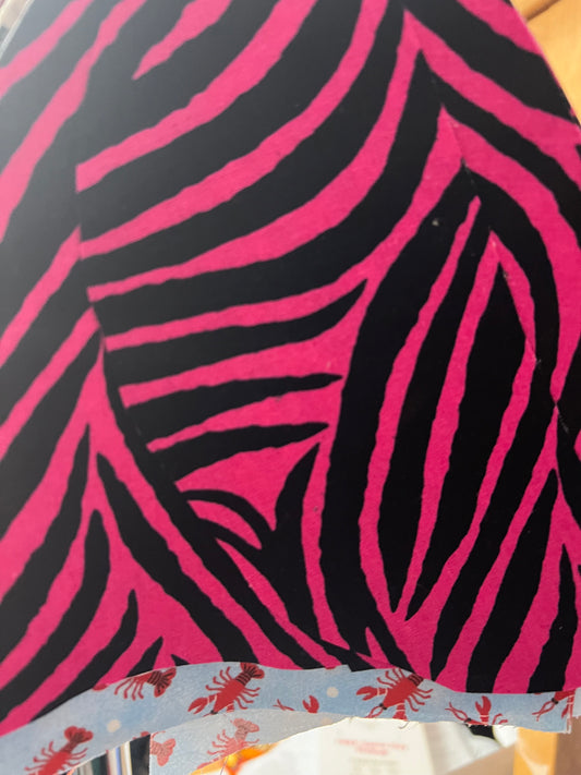 Pink Zebra Print